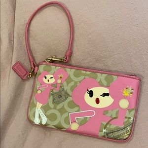 Vintage Coach Limited Edition Pinky Wristlet